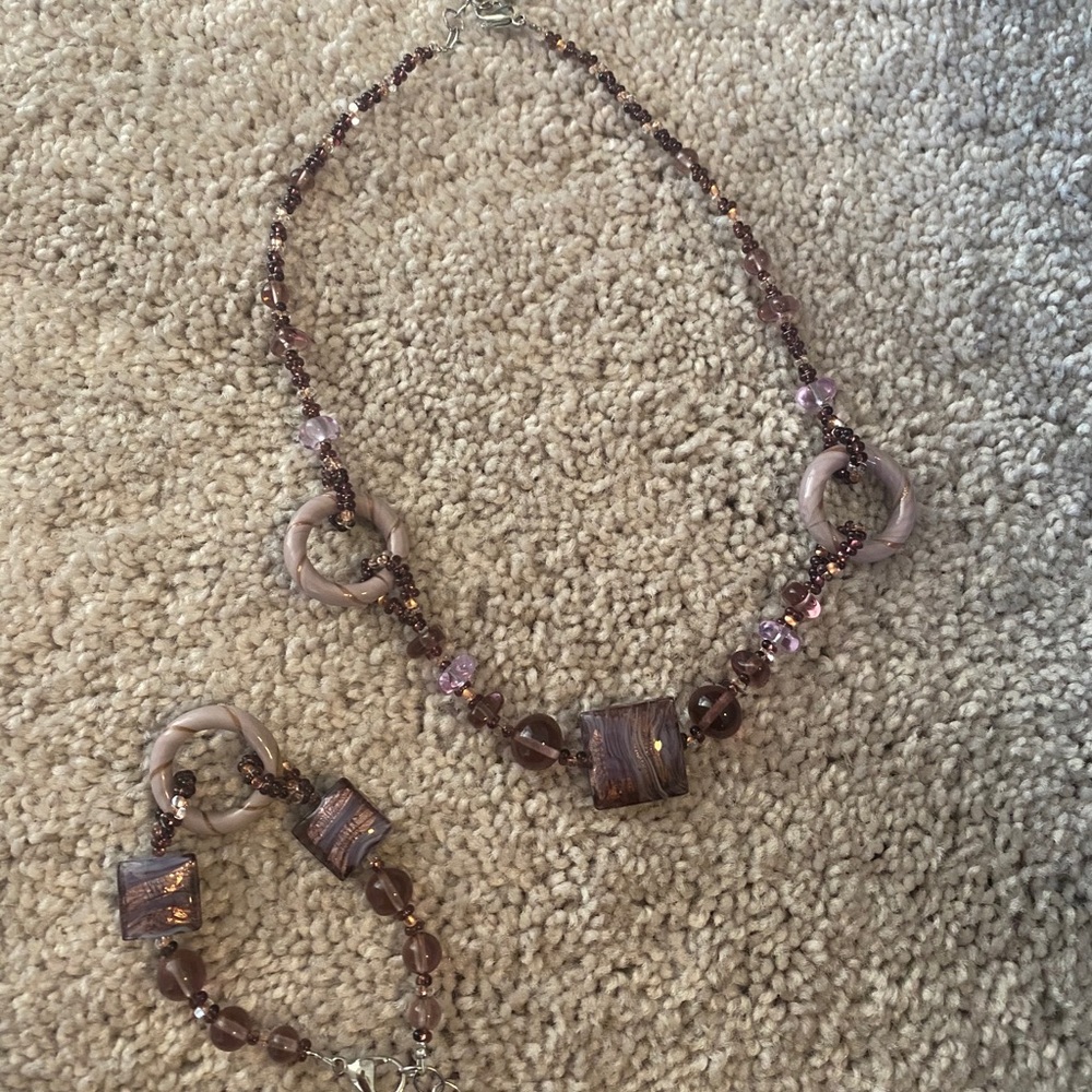 necklace and bracelet